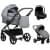 Коляска 3 в 1 Tutis Leo Plus, Stone Grey (227)