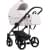 Детская коляска Bebetto Magnum Light SE Pro 2 в 1 03 белая кожа черная рама