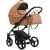 Детская коляска Bebetto Magnum Light SE Pro 2 в 1 04 рыжая кожа черная рама