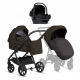Детская коляска Tutis Leo 3 Plus 3 в 1 с автокреслом Elo Lux EduSky Black 1582203 Brown
