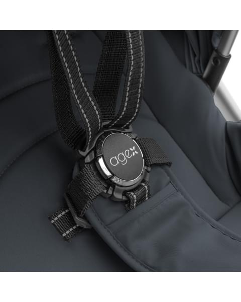 Коляска 2 в 1 Agex Life 2026, Grey (Серый)