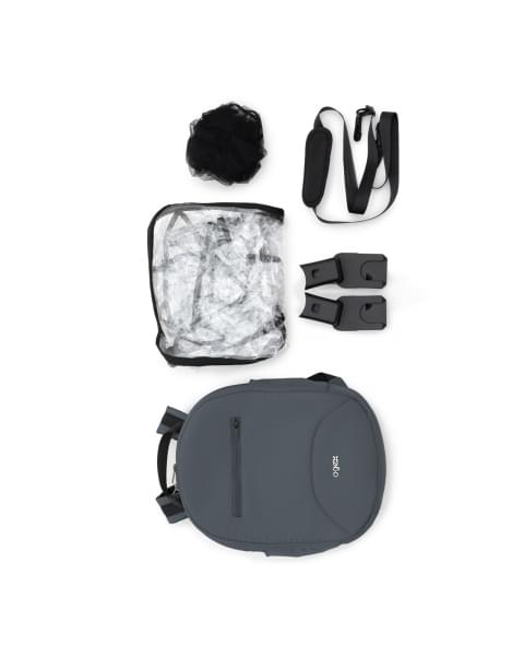 Коляска 2 в 1 Agex Life 2026, Grey (Серый)