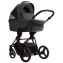 Детская коляска Bebetto Monti Pro 2 в 1 02 Stella т.зеленая кожа