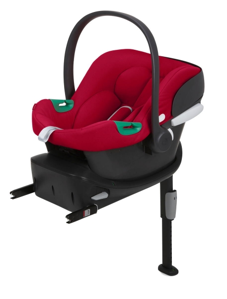 Автокресло (автолюлька) Cybex Aton B2 i-Size с базой Base One Dynamic Red