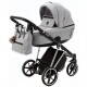 Детская коляска Adamex Belissa Special Edition 3 в 1 B-PS586 (СВ.СЕР ХРОМ.РАМ)