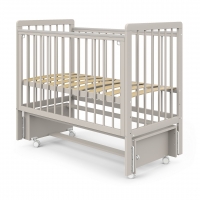 Кровать детская Pituso TINY (оптима) маятник/колесо Кашемир