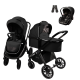 Детская коляска AmaroBaby Motus V2 3 в 1 черный
