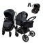 Детская коляска AmaroBaby Motus V2 3 в 1 серый