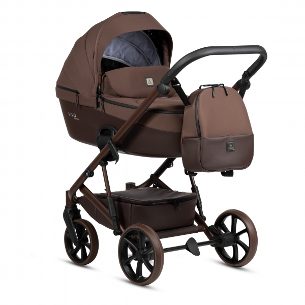 Коляска 2 в 1 Tutis Viva 6+ Essential, Espresso (067)