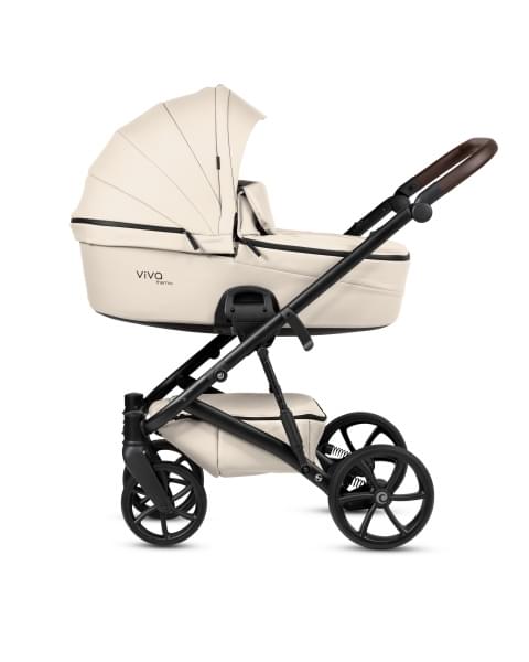 Коляска 2 в 1 Tutis Viva 6+ Leather, Vanilla (086)