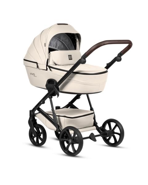 Коляска 2 в 1 Tutis Viva 6+ Leather, Vanilla (086)