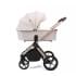 Коляска детская Peppy Monaco 2 в 1 Beige (бежевый), рама беж, шлифованный алюминий 2026