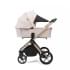 Коляска детская Peppy Monaco 2 в 1 Beige (бежевый), рама беж, шлифованный алюминий 2026