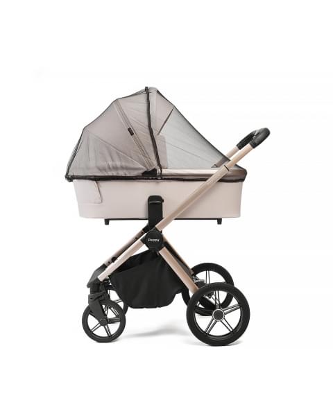 Коляска детская Peppy Monaco 2 в 1 Beige (бежевый), рама беж, шлифованный алюминий 2026