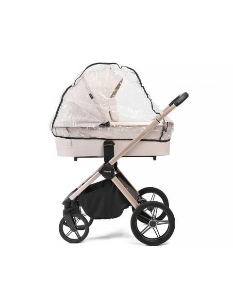 Коляска детская Peppy Monaco 2 в 1 Beige (бежевый), рама беж, шлифованный алюминий 2026