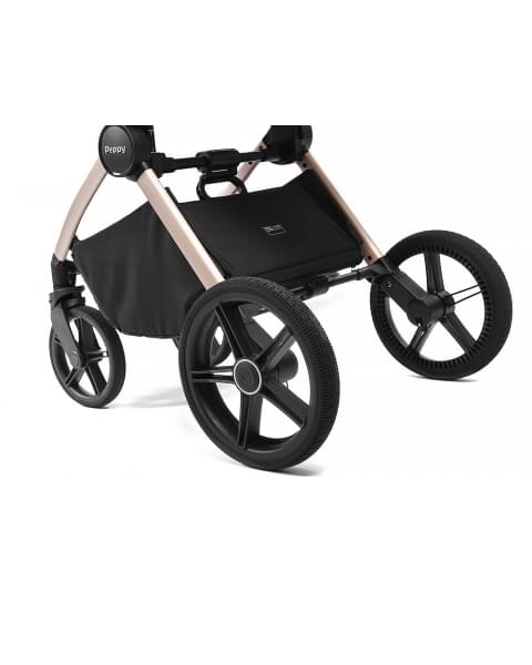 Коляска детская Peppy Monaco 2 в 1 Beige (бежевый), рама беж, шлифованный алюминий 2026