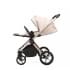 Коляска детская Peppy Monaco 2 в 1 Beige (бежевый), рама беж, шлифованный алюминий 2026