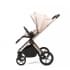 Коляска детская Peppy Monaco 2 в 1 Beige (бежевый), рама беж, шлифованный алюминий 2026