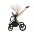 Коляска детская Peppy Monaco 2 в 1 Beige (бежевый), рама беж, шлифованный алюминий 2026
