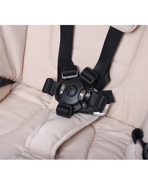 Коляска детская Peppy Monaco 2 в 1 Beige (бежевый), рама беж, шлифованный алюминий 2026