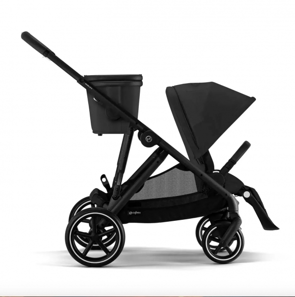 Прогулочная коляска для двойни и погодок Cybex Gazelle S Moon Black (Черный) рама Black Frame (Черная)