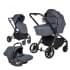 Детская коляска Farfello Baby Shell 3 в 1 2024 серый