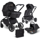 Детская коляска Farfello Baby Shell 3 в 1 2024 чёрный