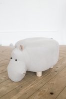 Пуфлик Бегемотик серый