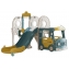 Игровой комплекс с горкой и качелями UNIX Kids Bus 171 см Yellow