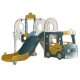 Игровой комплекс с горкой и качелями UNIX Kids Bus 171 см Yellow