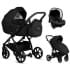 Коляска 3 в 1 Tutis Uno 5+ Essential Collection, Charcoal (100)