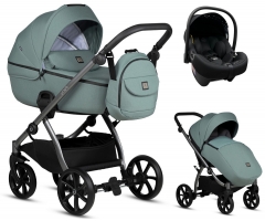 Коляска 3 в 1 Tutis Uno 5+ Essential Collection, Menta (143)