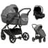 Коляска 3 в 1 Tutis Uno 5+ Earth Collection, Grey (022)