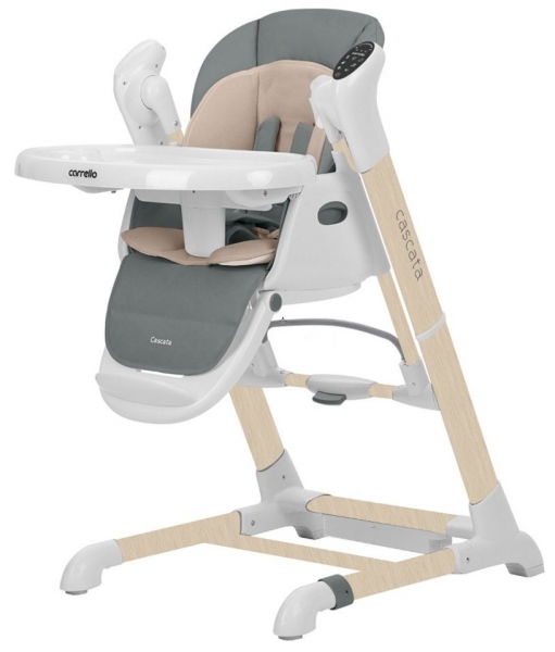 Стульчик для кормления Carrello Cascata Wooden CRL-10303 Space Grey